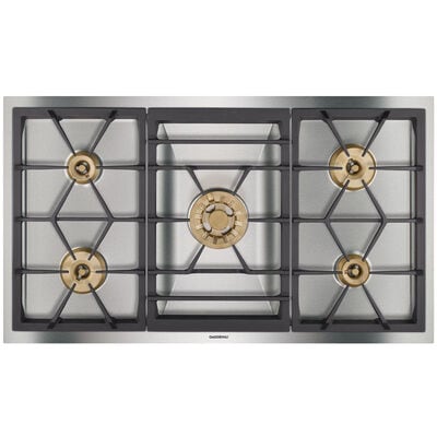 Gaggenau Vario 400 Series 36 in. Natural Gas Cooktop with 5 Sealed Burners - Stainless Steel | VG491211CA