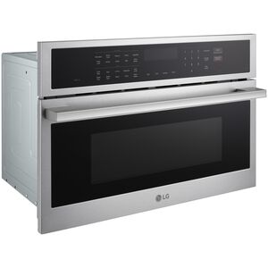 LG 30 in. 1.7 cu. ft. Smart Speed Electric Single Wall Oven with Standard Convection & Sensor Cooking - Stainless Steel, , hires
