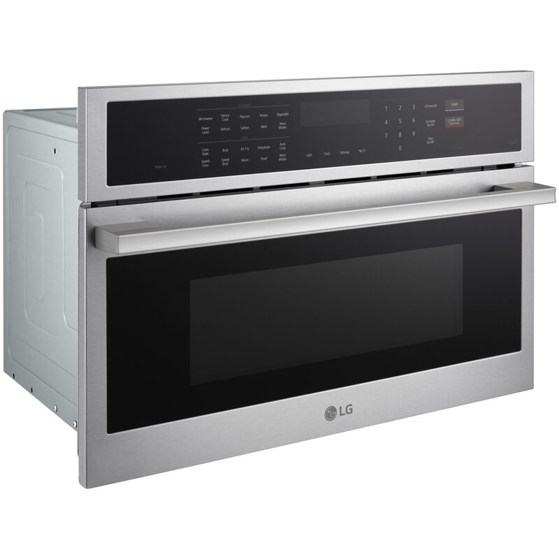LG 30 in. 1.7 cu. ft. Smart Speed Electric Single Wall Oven with Standard Convection & Sensor Cooking - Stainless Steel, , hires