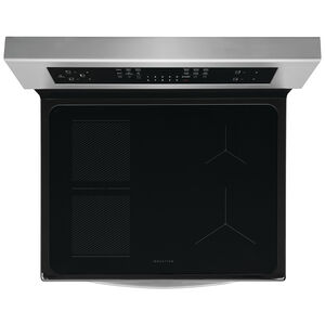 Frigidaire Gallery 30 in. 5.3 cu. ft. Air-Fry True European Convection Steam Electric Range with 4 Induction Burners - Stainless Steel, , hires