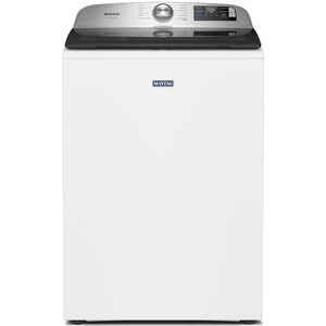 Maytag Pet Pro 27 in. 5.3 cu. ft. Smart Top Load Washer with Impeller & Sanitize with Oxi - White, White, hires