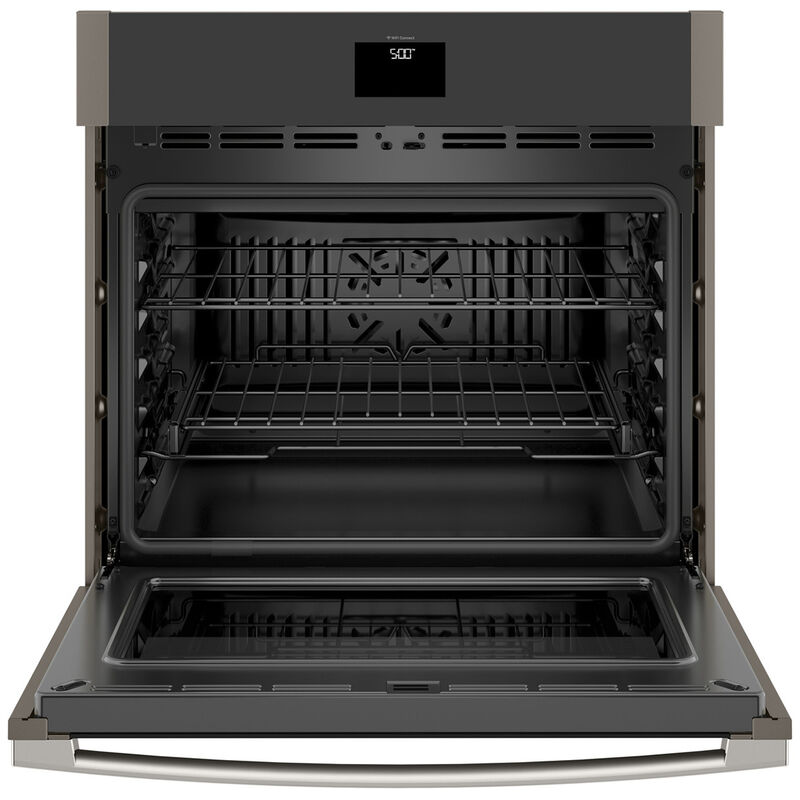 GE 30" 5.0 Cu. Ft. Electric Smart Wall Oven with True European Convection & Self Clean - Slate, Slate, hires
