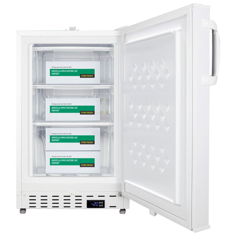 Summit Accucold 20 in. 2.5 cu. ft. Built-in Triple-Drawers Compact Upright Freezer - White, , hires