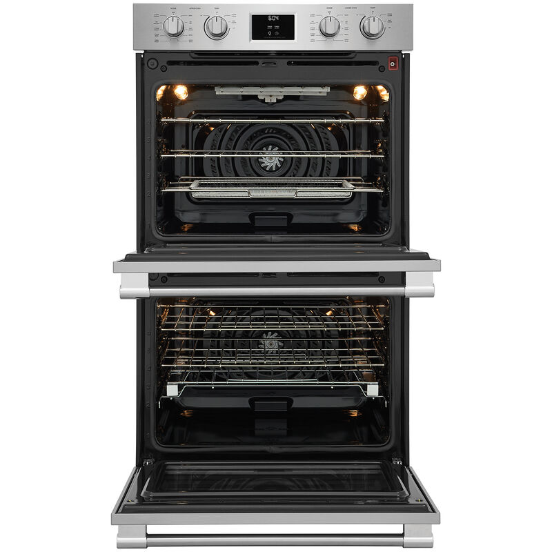 Frigidaire Professional 30 in. 10.6 cu. ft. Top Control Electric Double Wall Oven with True European Convection - Stainless Steel, , hires