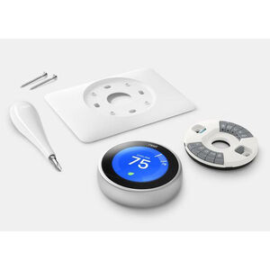 Google Nest Learning Thermostat 3rd Generation - Stainless Steel, , hires