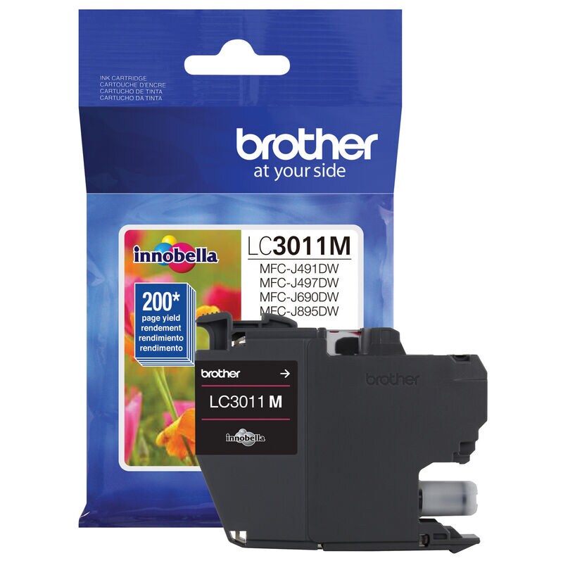 Brother LC3011 Series Magenta Cartridge, , hires
