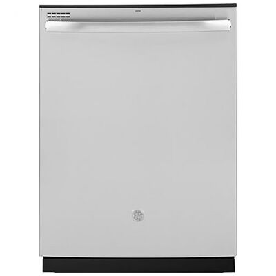 GE 24 in. Built-In Dishwasher with Top Control, 59 dBA Sound Level, 14 Place Settings, 4 Wash Cycles & Sanitize Cycle - Stainless Steel (Open Box Good Condition) | C000157063