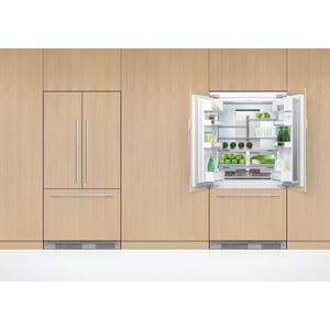 Fisher & Paykel Series 7 36 in. 16.8 cu. ft. Built-In Smart Counter Depth French Door Refrigerator with Ice Maker - Custom Panel Ready, , hires