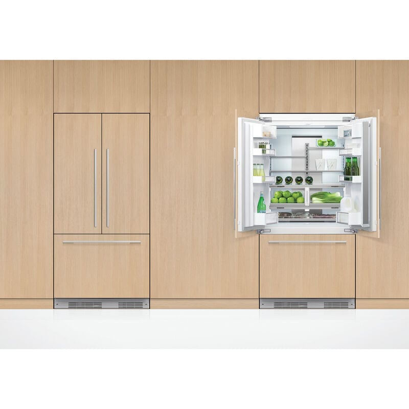 Fisher & Paykel Series 7 36 in. 16.8 cu. ft. Built-In Smart Counter Depth French Door Refrigerator with Ice Maker - Custom Panel Ready, , hires