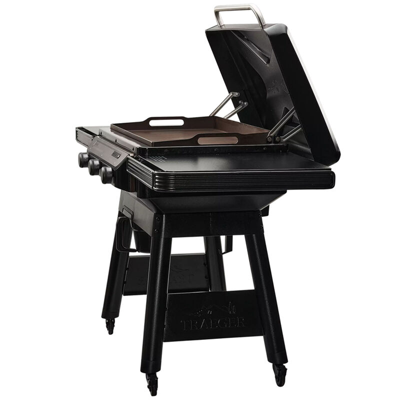 Traeger Flatrock 3-Burner Liquid Propane Gas Flat Top Griddle with Side Tables & 594 sq. in. Cooking Surface - Black, , hires