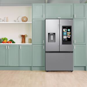 Samsung 36 in. 30 cu. ft. Smart French Door Refrigerator with Ice & Water Dispenser - Fingerprint Resistant Stainless, , hires