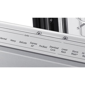 Samsung 24 in. Smart Built-In Dishwasher with Top Control, 42 dBA Sound Level, 15 Place Settings, 7 Wash Cycles & Sanitize Cycle - Fingerprint Resistant Stainless Steel, Fingerprint Resistant Stainless, hires