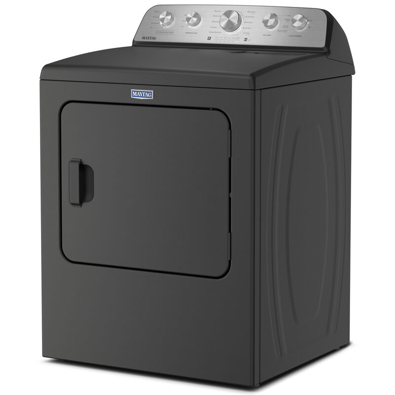 Maytag Pet Pro 29 in. 7.0 cu. ft. Gas Dryer with Sensor Dry & Steam Cycle - Volcano Black, Volcano Black, hires