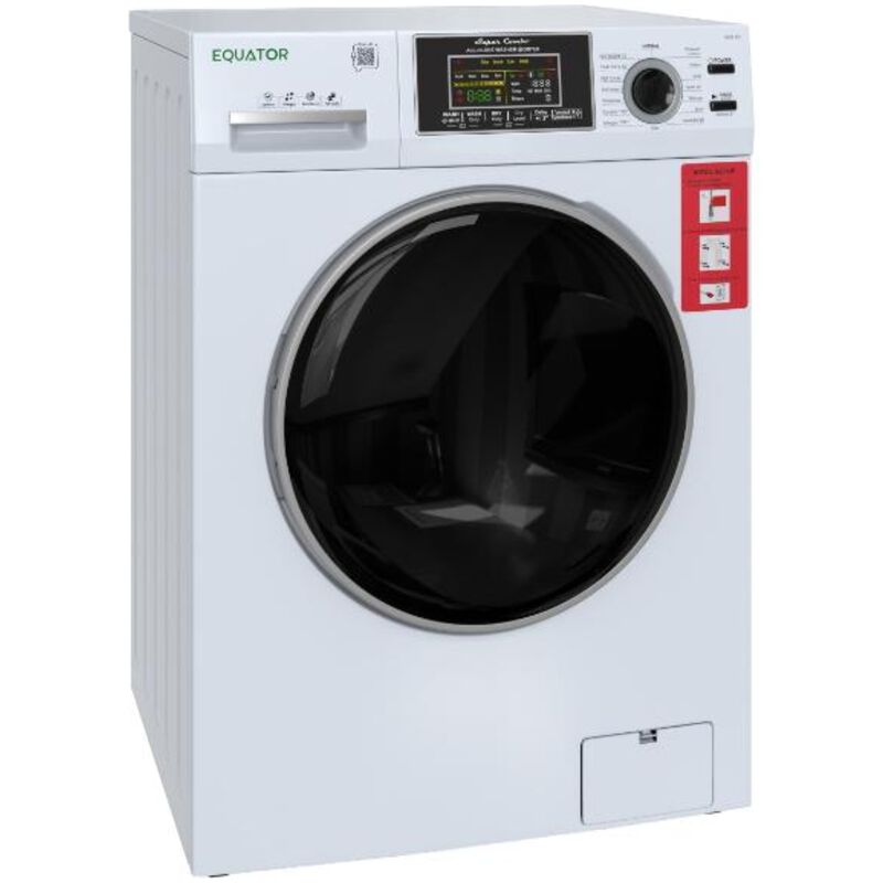 Equator Max 24 in. 2.47 cu. ft. Electric Front Load Convertible (Vented/Ventless) All-in-One Combo with Pet Cycle, Sanitize Cycle & Sensor Dry - White, , hires