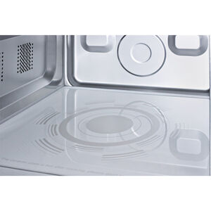 Summit 21 in. 0.9 cu. ft. 1000W Countertop Microwave - Stainless Steel, , hires