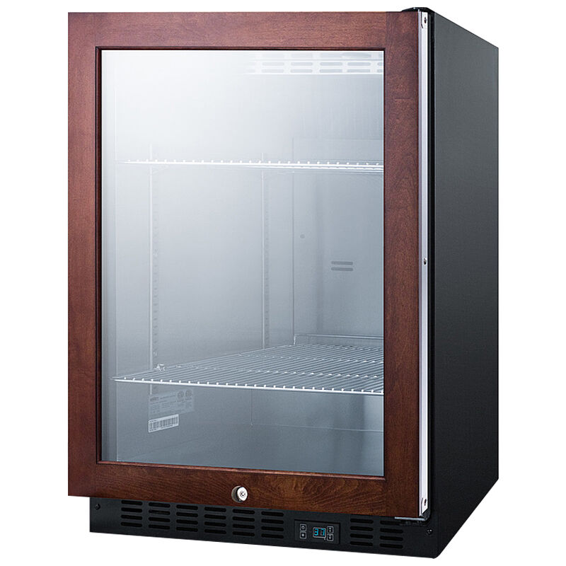 Summit 24 in. 5.0 cu. ft. Built-In Beverage Center with Adjustable Shelves & Digital Control - Custom Panel Ready, , hires