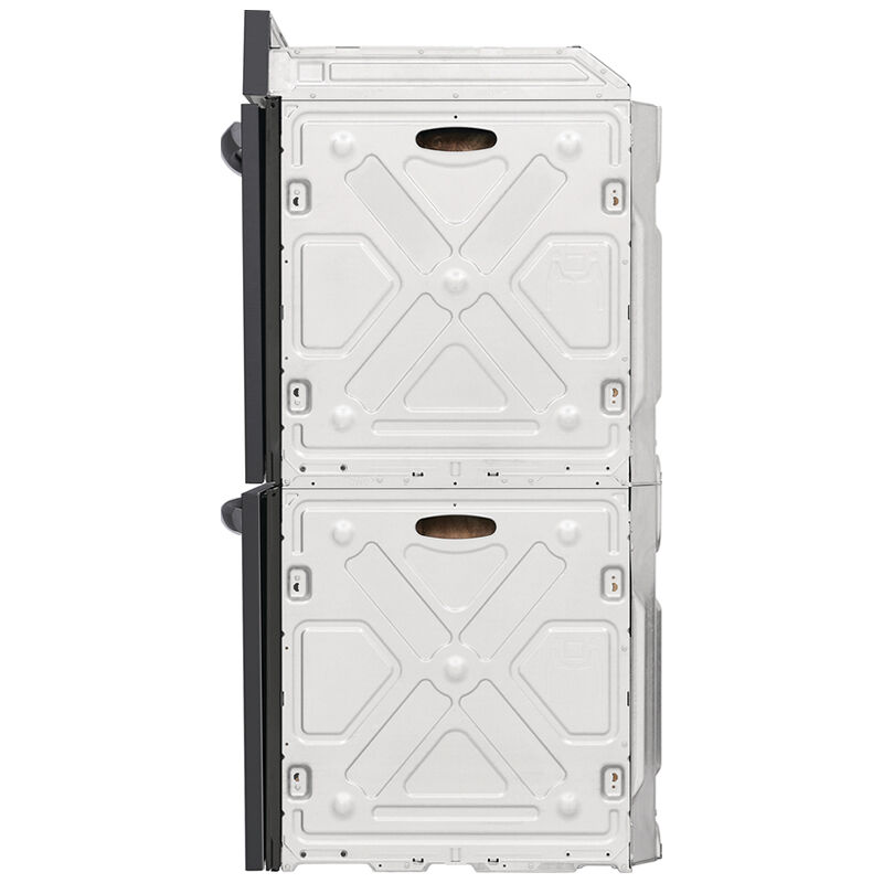 Frigidaire Gallery 30 in. 10.6 cu. ft. Top Control SteamElectric Double Wall Oven with True European Convection - Black Stainless, Black Stainless, hires