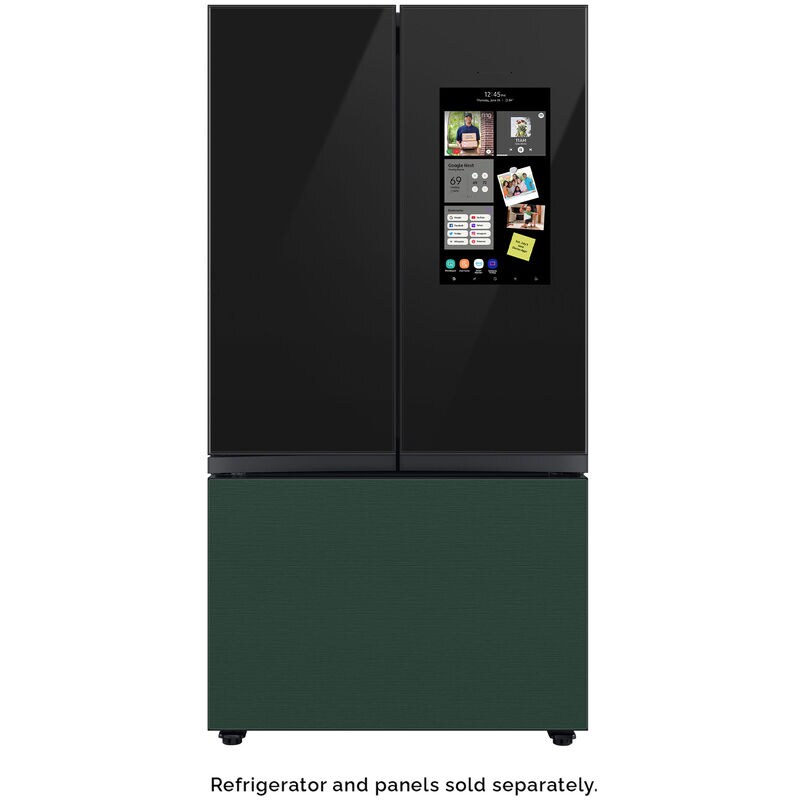 Samsung BESPOKE 3-Door French Door Top Panel for Refrigerators - Charcoal Glass, , hires