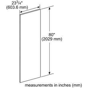 Thermador 24 in. Door Panel for Refrigerators - Stainless Steel, , hires