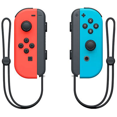 Joy-Con (L/R) - Neon Red/Neon Blue Wireless Controller for Nintendo Switch | HACAJAEAA