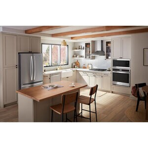 Whirlpool 30 in. 1.1 cu. ft. 1000W Low Profile Built-In Microwave - Stainless Steel, , hires