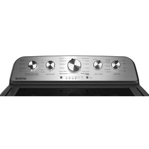 Maytag Pet Pro 27 in. 4.7 cu. ft. Top Load Washer with Agitator - Volcano Black, Volcano Black, hires