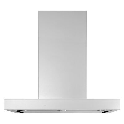 GE 36 in. Chimney Style Range Hood with 4 Speed Settings, Convertible Venting & 3 LED Lights - Stainless Steel | UVW9361SLSS
