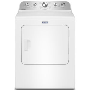 Maytag Pet Pro 29 in. 7.0 cu. ft. Gas Dryer with Sensor Dry & Steam Cycle - White, White, hires