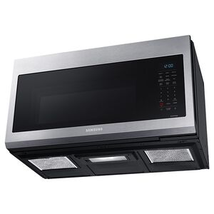 Samsung 30 in. 1.7 cu. ft. 950W Smart Over-the-Range Microwave with 300 CFM & Convection Cooking - Stainless Steel, Stainless Steel, hires
