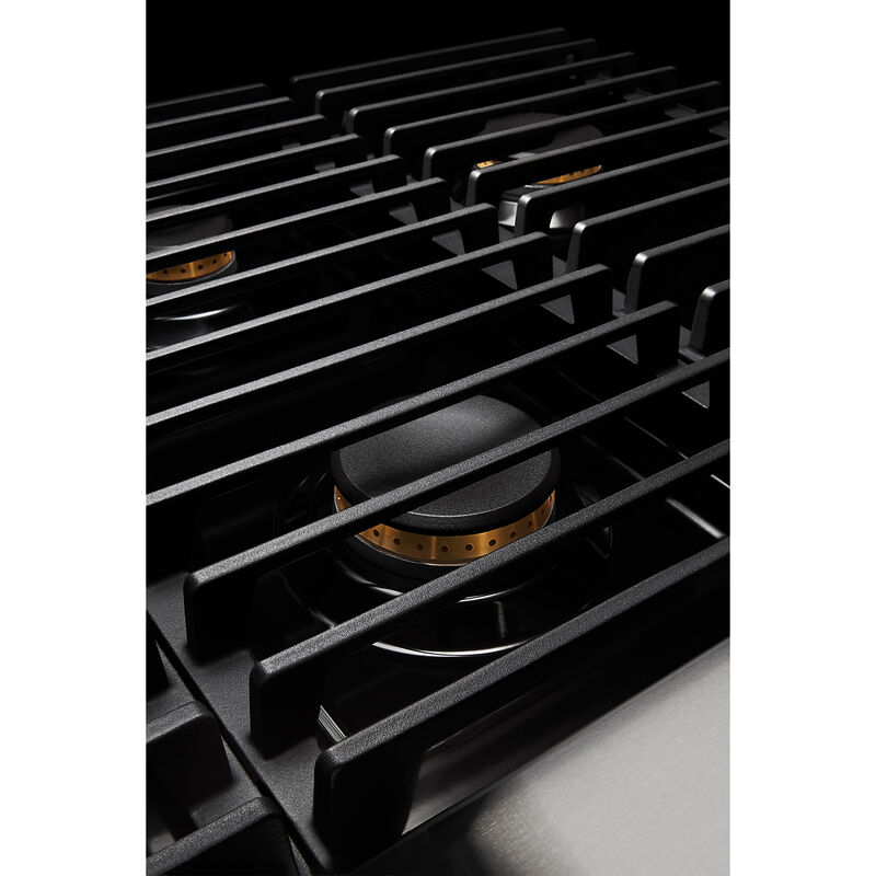 JennAir Noir 30 in. 4-Burner Natural Gas Rangetop with Simmer Burner & Power Burner - Stainless Steel, , hires
