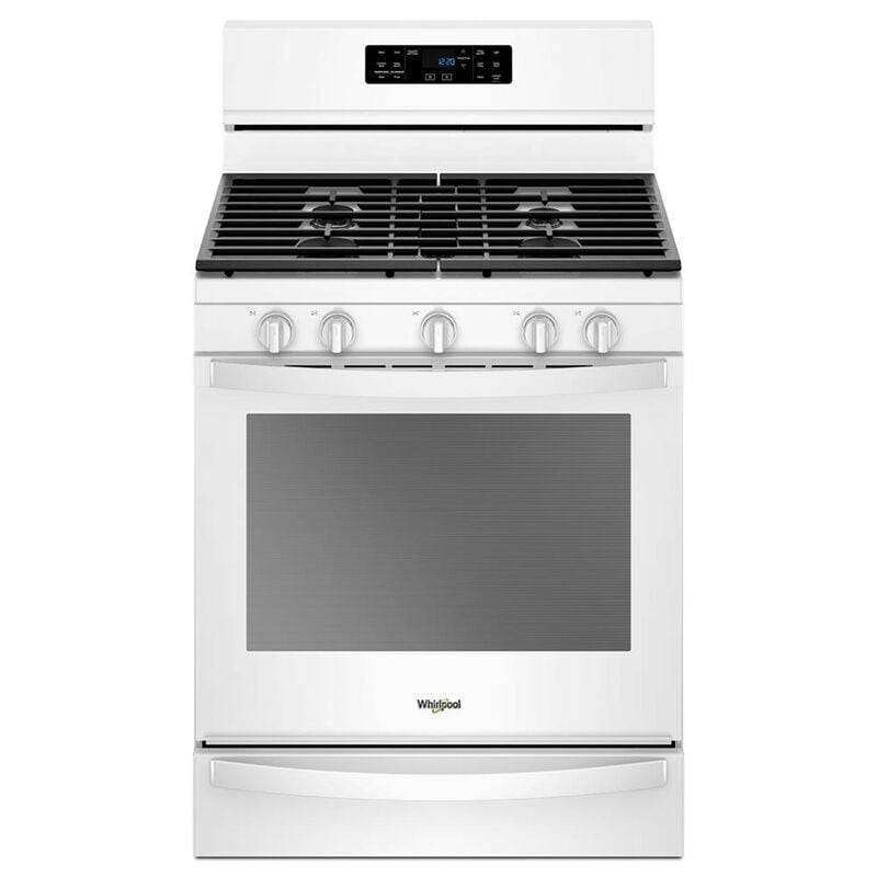 Whirlpool gas range with outlet griddle