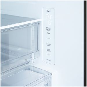 LG 33 in. 25.5 cu. ft. Smart Bottom Freezer Refrigerator with Ice Maker - Black Stainless Steel, , hires