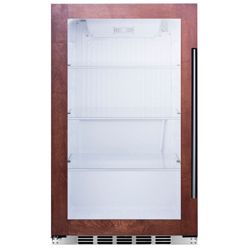 Summit 19 in. Built-In/Freestanding 3.1 cu. ft. Compact Beverage Center with Adjustable Shelves - Custom Panel Ready, , hires