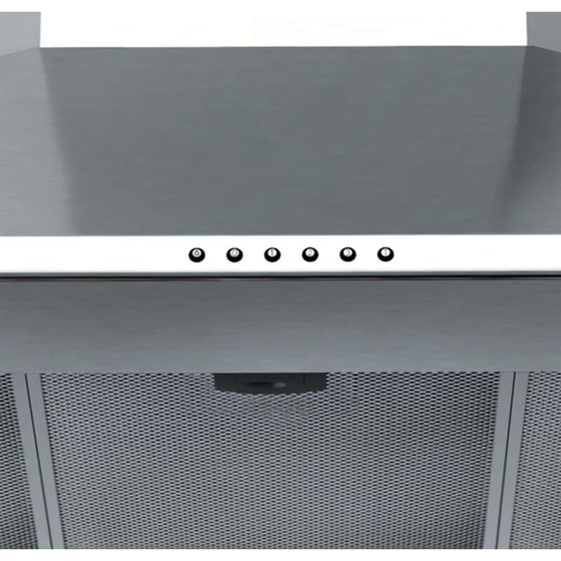 XO 36 in. Convertible Chimney Style Range Hood with 600 CFM, 3 Fan Speeds & 2 LED Lights - Stainless Steel, , hires