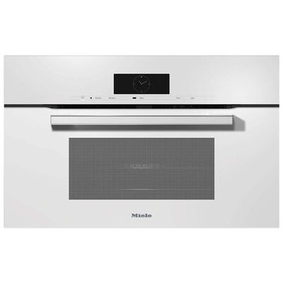 Miele VitroLine Series 30 in. 1.5 cu. ft. Electric Smart Wall Oven with Standard Convection & Manual Clean - Brilliant White | H7870BMBW