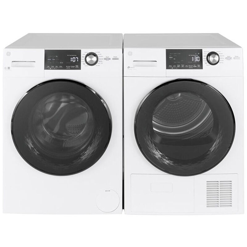 GE 24 in. 4.1 cu. ft. Ventless Electric Dryer with 13 Dryer Programs, Sanitize Cycle, Wrinkle Care & Sensor Dry - White, , hires
