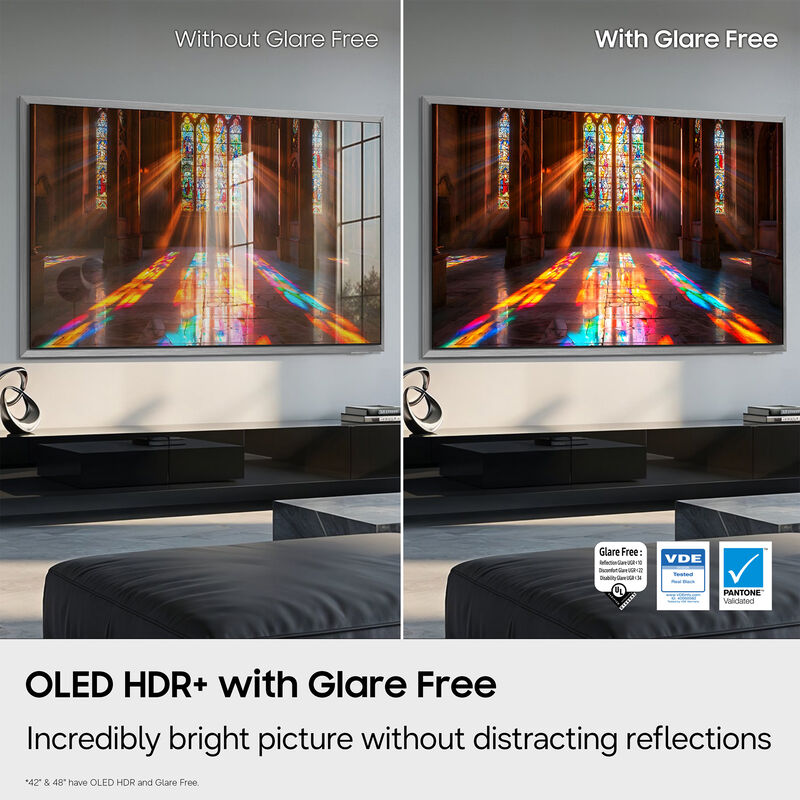 Samsung - 48" Class S90H Series OLED 4K UHD Smart Tizen TV, , hires