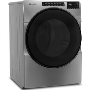 Whirlpool 27 in. 7.4 cu. ft. Front Loading Gas Dryer with 36 Dryer Programs, 5 Dry Options, Sanitize Cycle, Wrinkle Care & Sensor Dry - Chrome Shadow, Chrome Shadow, hires