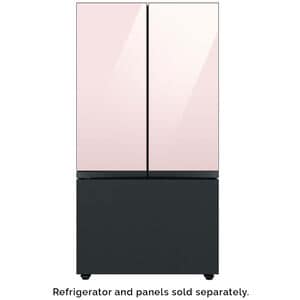 Samsung BESPOKE 3-Door French Door Bottom Panel for Refrigerators - Matte Black Steel, , hires