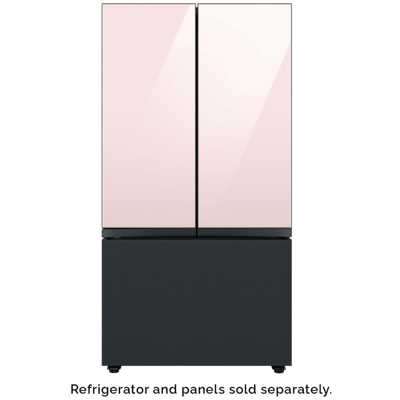 Samsung BESPOKE 3-Door French Door Bottom Panel for Refrigerators - Matte Black Steel, , hires