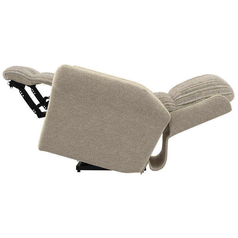 Jackson Furn Foxy Power Lay Flat Recliner with Zero Gravity - Porcelain, , hires