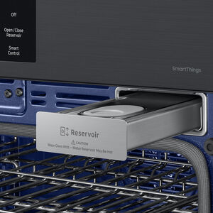 Samsung Bespoke 30 in. 10.2 cu. ft. Smart Top Control SteamElectric Double Wall Oven with Dual Convection - Matte Black, , hires