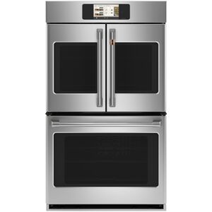 Cafe Professional Series 30 in. 10.0 cu. ft. Smart Top Control Electric Double Wall Oven with True European Convection - Stainless Steel, , hires