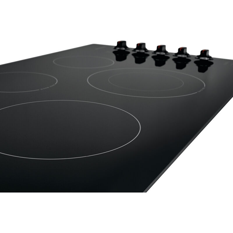 Frigidaire 36 in. 5-Burner Electric Cooktop with Simmer Burner & Power Burner - Black, , hires