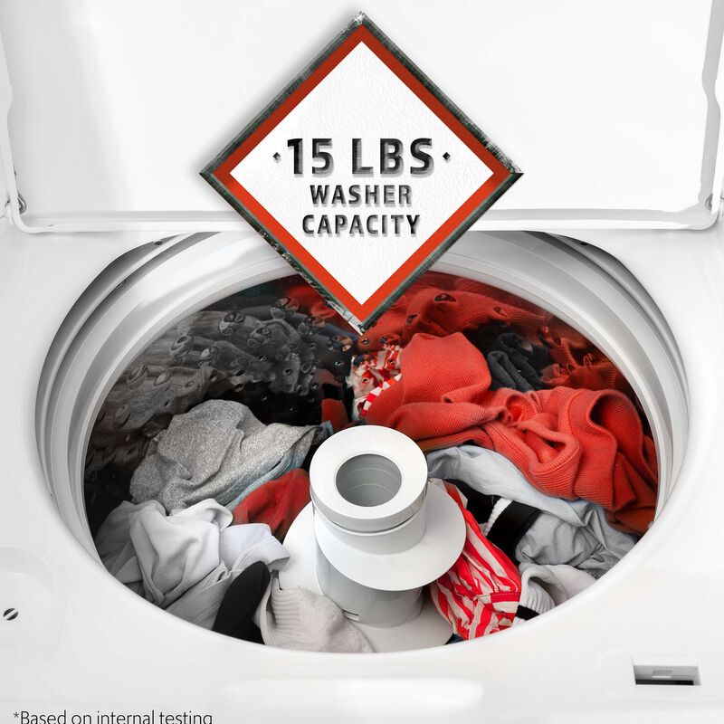 Hotpoint 27 in. 4.0 cu. ft. Top Load Washer with Agitator - White, , hires