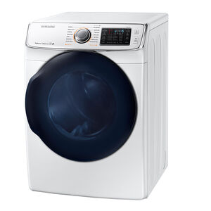 Samsung 27" 7.5 Cu. Ft. Electric Dryer with Steam Sanitize Cycle - White, , hires