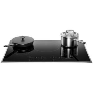 JennAir Lustre Stainless 30 in. 5-Burner Induction Cooktop with Power Burner - Stainless Steel, , hires