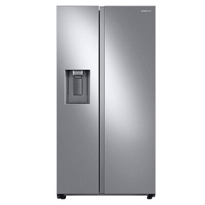 Samsung 36 in. 27.4 cu. ft. Side-by-Side Refrigerator with Ice & Water Dispenser - Stainless Steel | RS27T5200SR