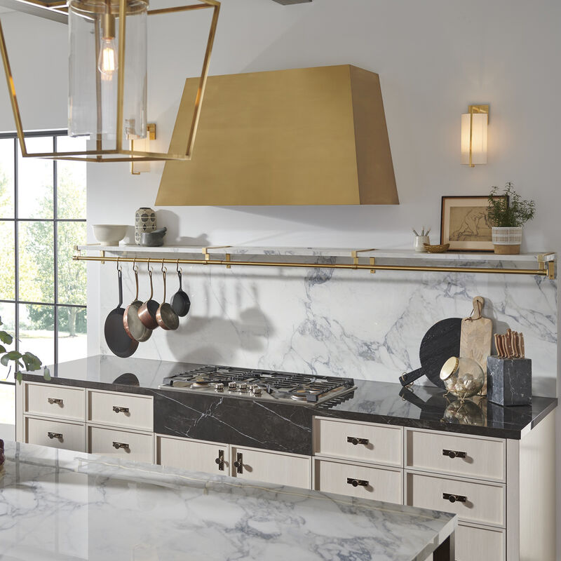 Monogram 48 in. Standard Style Range Hood - Brass, , hires