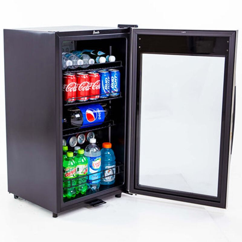 Avanti 19 in. 3.0 cu. ft. Freestanding Beverage Center with Adjustable Shelves & Digital Control - Stainless Steel, , hires